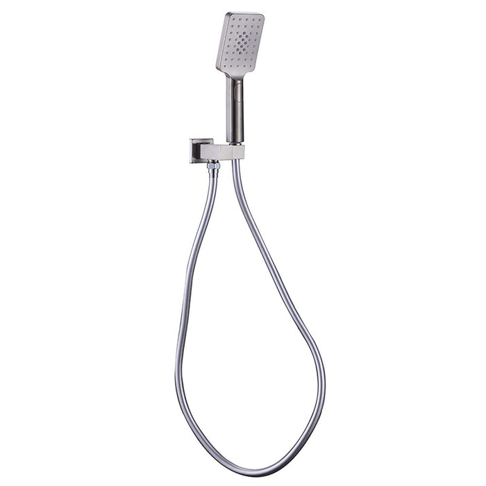 BK Eckig Brass Square On Bracket Handheld Showers