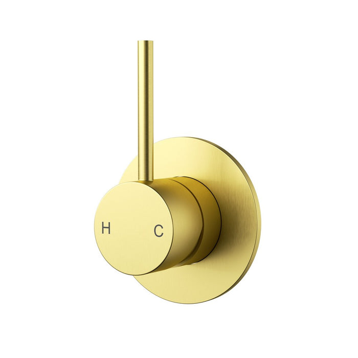 ACL Otus Slimline SS304 Stainless Steel Wall Mixer - Lever Up