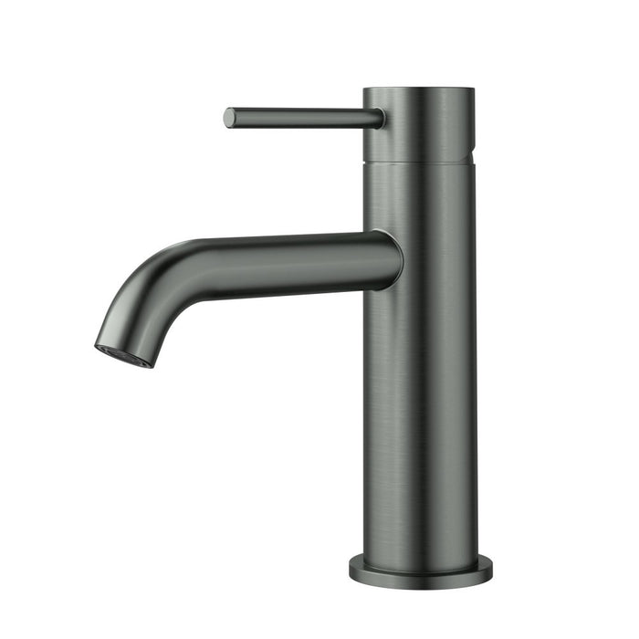 ACL Otus Slimline Stainless Steel Curved Spout Basin Mixer