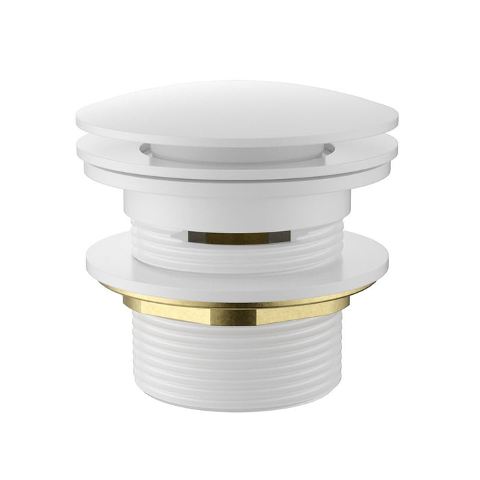 40mm ACL Brass Bath Removable Pop-up Waste With Overflow