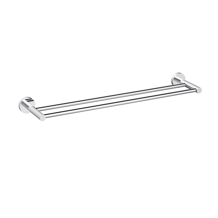 600mm ACL Otus Slimline Stainless Steel Double Round Towel Rail