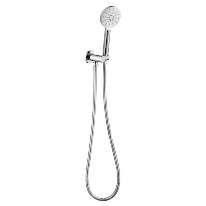 ACL Cora Brass Round Hand Shower On Wall Outlet Bracket