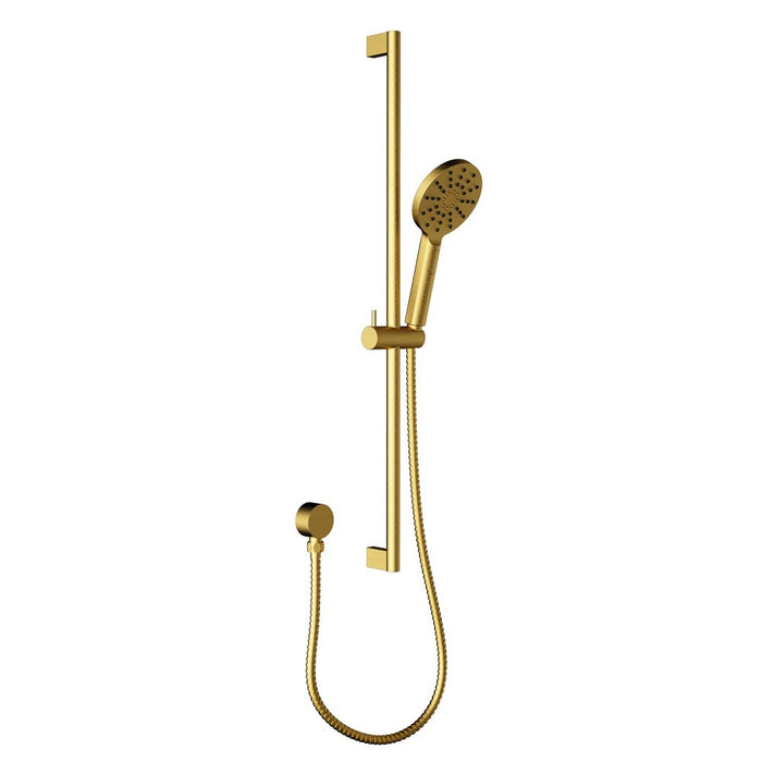 ACL Cora Brass Three functions Rail Shower