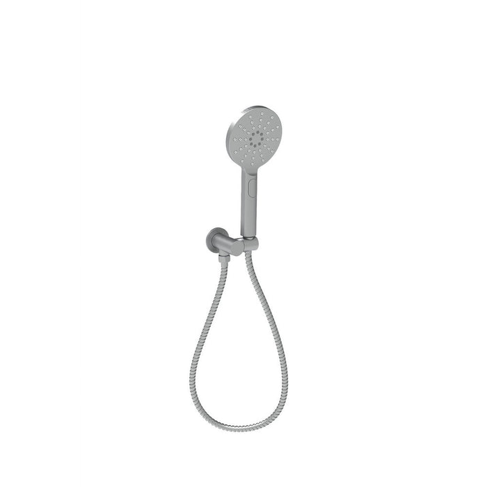 ACL Cora Brass Round Hand Shower On Wall Outlet Bracket