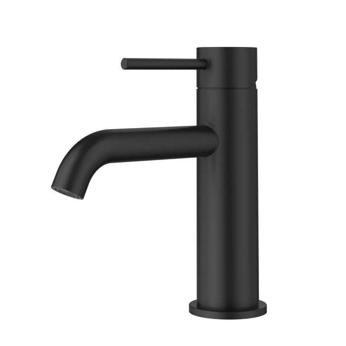 ACL Otus Slimline Stainless Steel Curved Spout Basin Mixer
