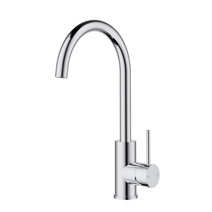 ACL Otus Slimline Stainless Steel Gooseneck Sink Mixer