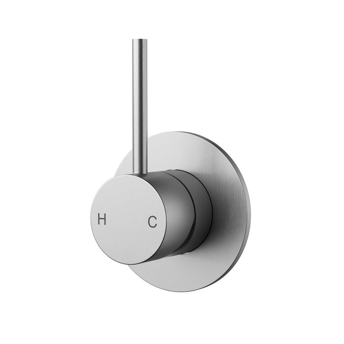 ACL Otus Slimline SS304 Stainless Steel Wall Mixer - Lever Up