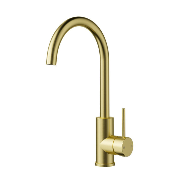 ACL Otus Slimline Stainless Steel Gooseneck Sink Mixer