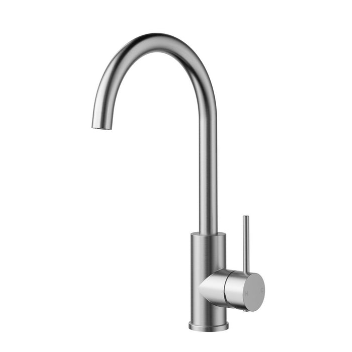 ACL Otus Slimline Stainless Steel Gooseneck Sink Mixer