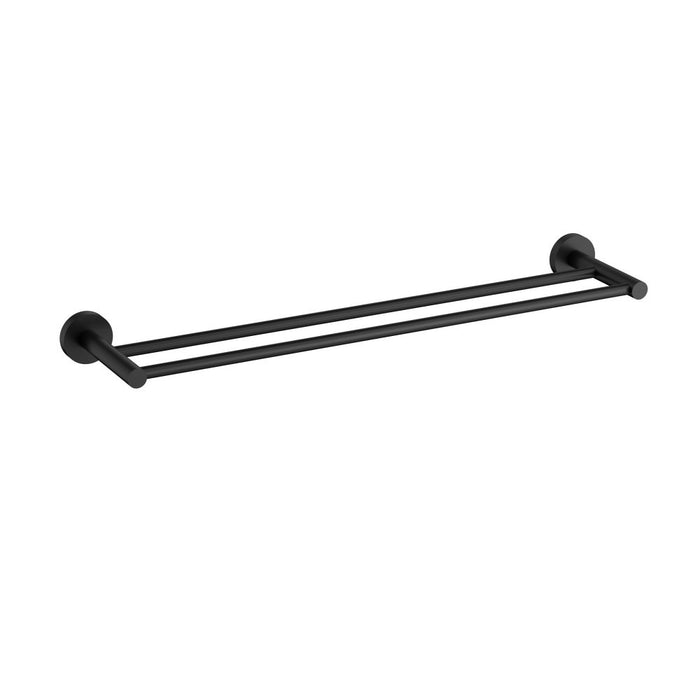600mm ACL Otus Slimline Stainless Steel Double Round Towel Rail