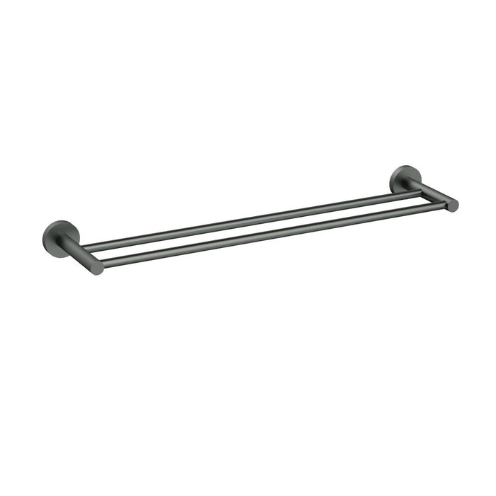 600mm ACL Otus Slimline Stainless Steel Double Round Towel Rail