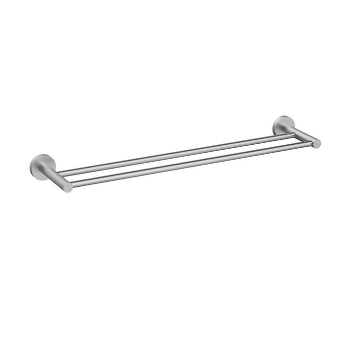 600mm ACL Otus Slimline Stainless Steel Double Round Towel Rail