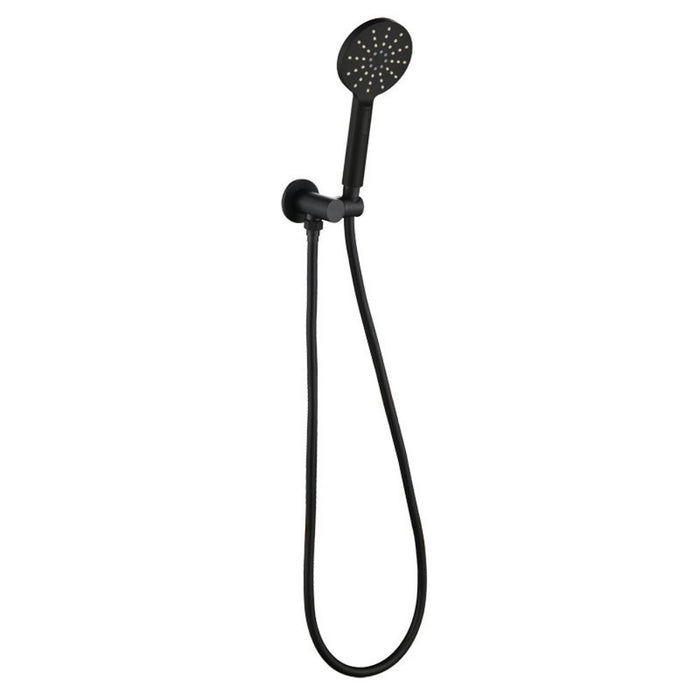 ACL Cora Brass Round Hand Shower On Wall Outlet Bracket