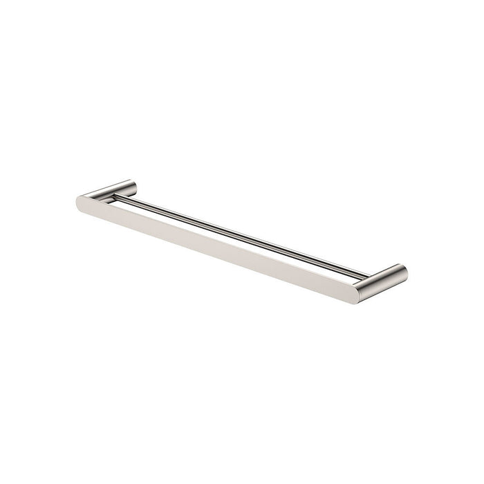600mm Fienza Empire Stainless Steel Round Slim Double Towel Rail