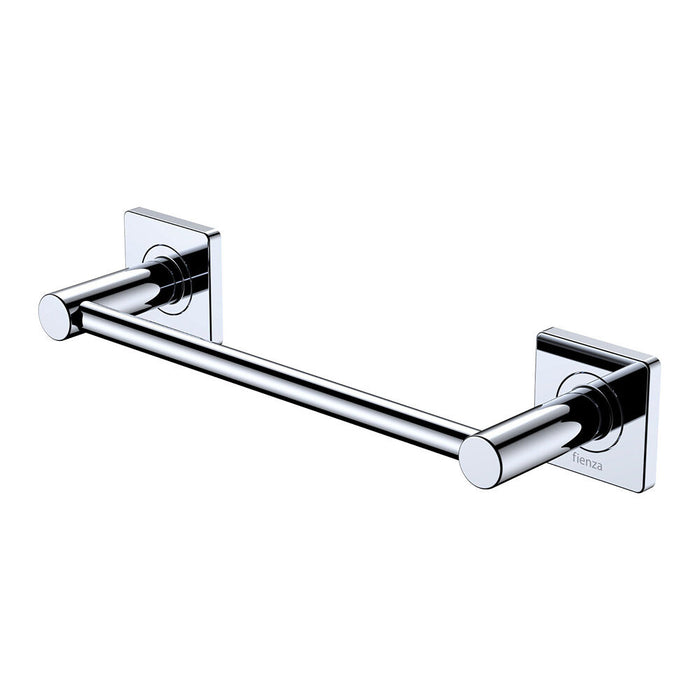 300mm Fienza Sansa Stainless Steel Square Plate Single Towel Rail