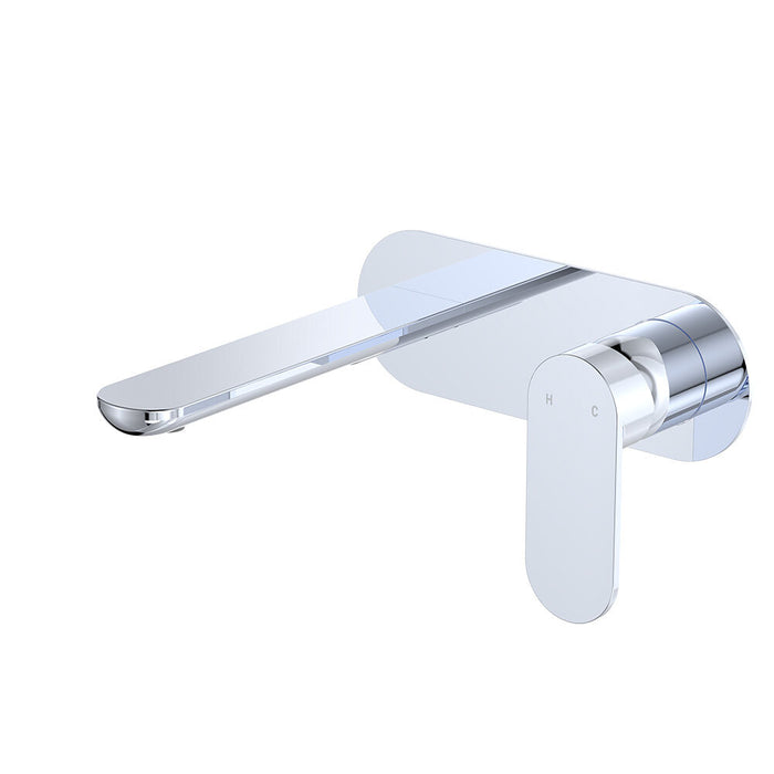 160mm Fienza Empire Stainless Steel And Lead-free Brass Wall Basin/Bath Mixer