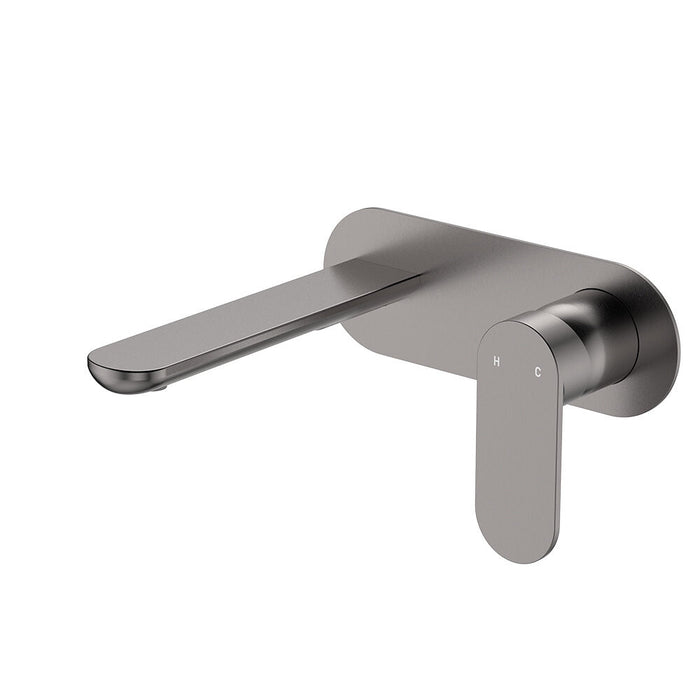 160mm Fienza Empire Stainless Steel And Lead-free Brass Wall Basin/Bath Mixer