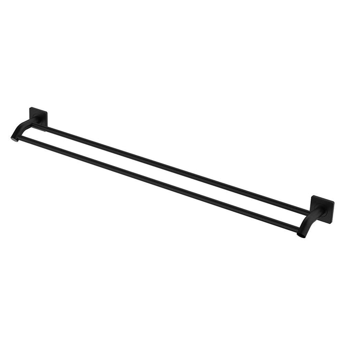 900mm Fienza Sansa Stainless Steel Square Plate Double Towel Rail