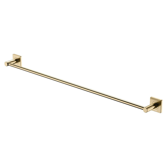 900mm Fienza Sansa Stainless Steel Square Plate Single Towel Rail
