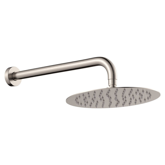 250mm Fienza Kaya Stainless Steel Round Shower Arm Set