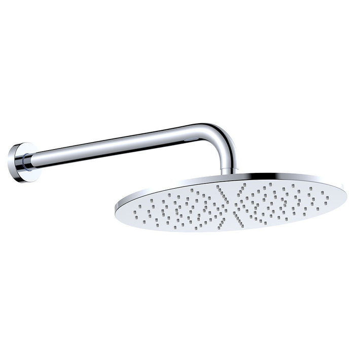 303mm Fienza Empire Stainless Steel Round Slim Shower Arm Set