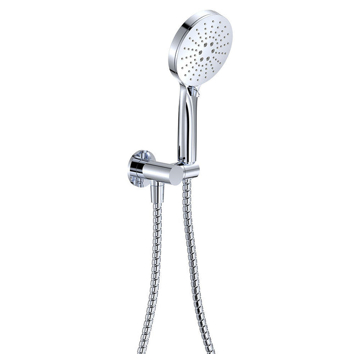 Fienza Empire Solid Brass Round Plate Slim Hand Shower
