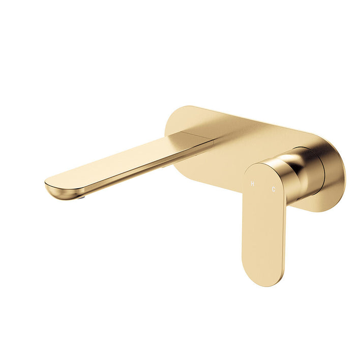 160mm Fienza Empire Stainless Steel And Lead-free Brass Wall Basin/Bath Mixer