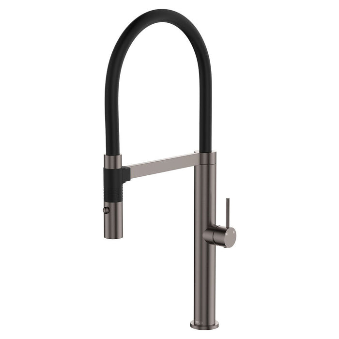 Fienza Kaya Stainless Steel Round Pull Down Sink Mixer