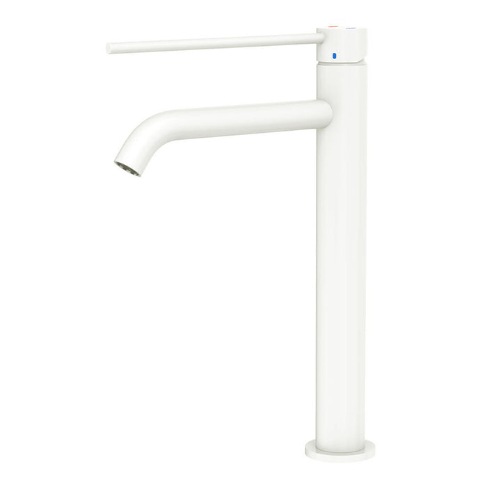 Fienza Kaya Stainless Steel Round Care Tall Basin Mixer