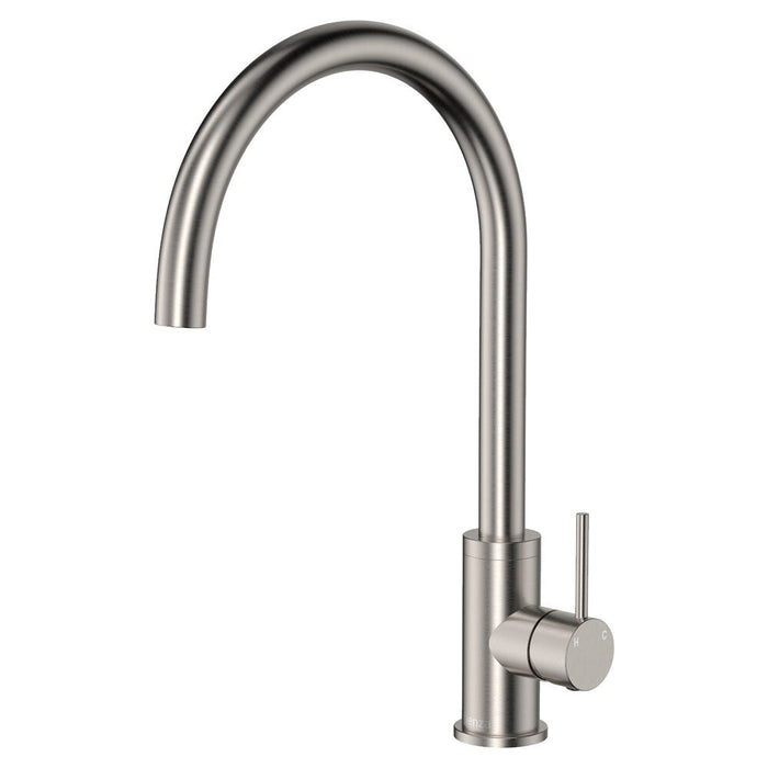 Fienza Kaya Solid Brass Round Sink Mixer