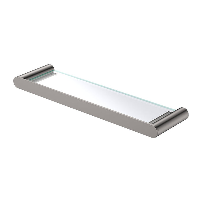 430mm Fienza Empire Stainless Steel Slim Glass Shelf