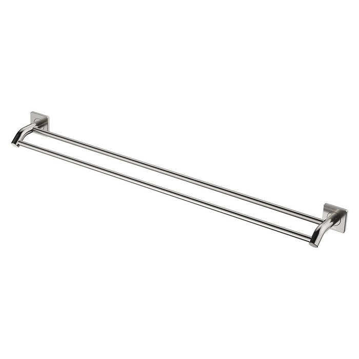 900mm Fienza Sansa Stainless Steel Square Plate Double Towel Rail
