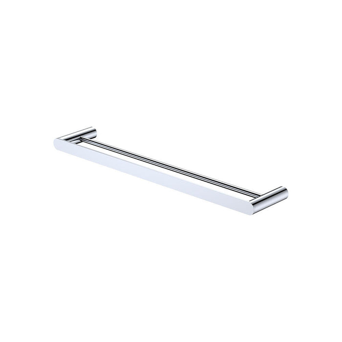 600mm Fienza Empire Stainless Steel Round Slim Double Towel Rail