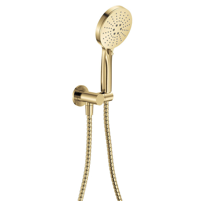 Fienza Empire Solid Brass Round Plate Slim Hand Shower