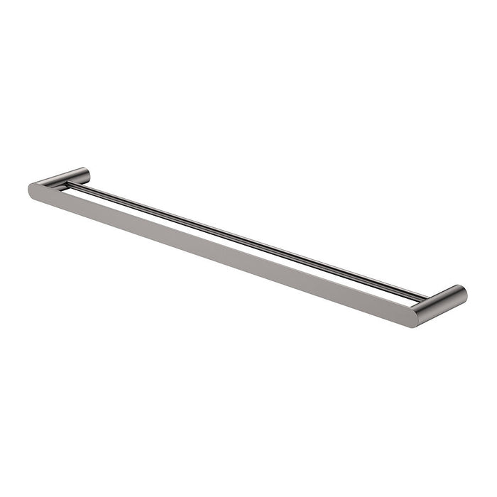 800mm Fienza Empire Stainless Steel Round Slim Double Towel Rail