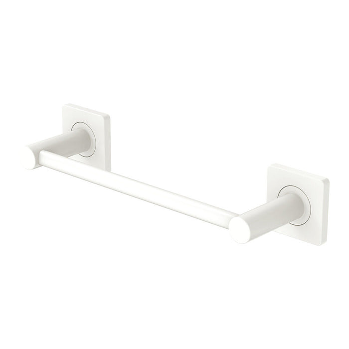 300mm Fienza Sansa Stainless Steel Square Plate Single Towel Rail