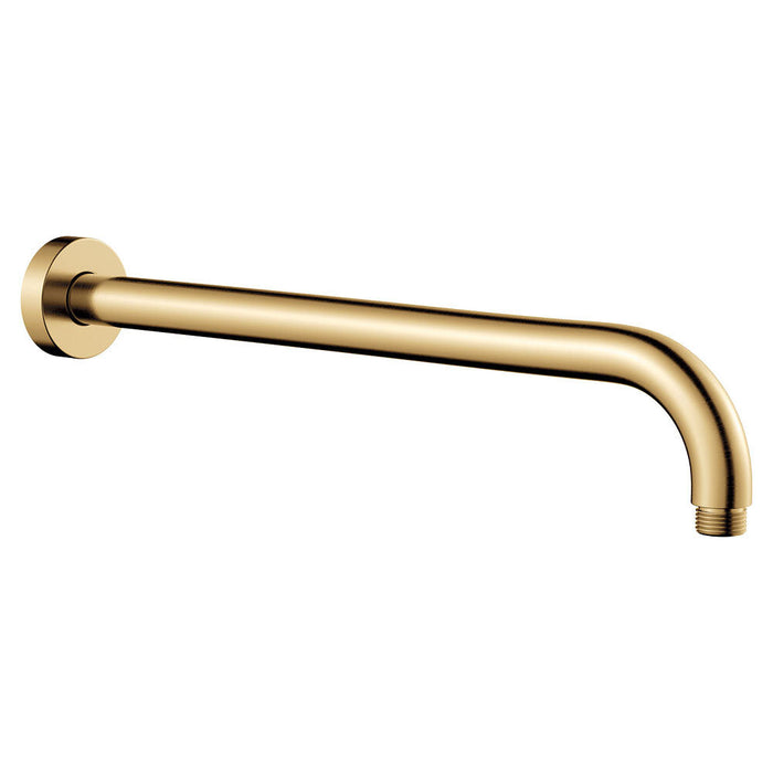 400mm Fienza Kaya Brushed Copper Stainless Steel Round Shower Arm