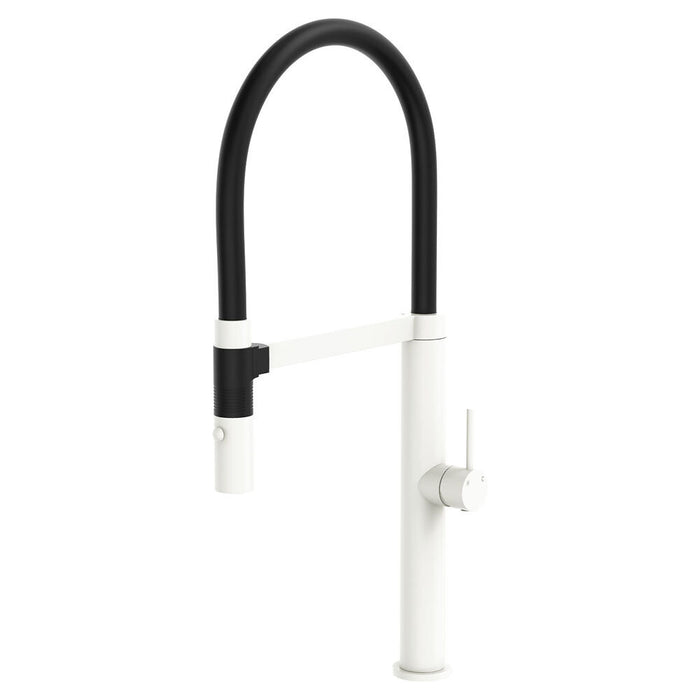 Fienza Kaya Stainless Steel Round Pull Down Sink Mixer