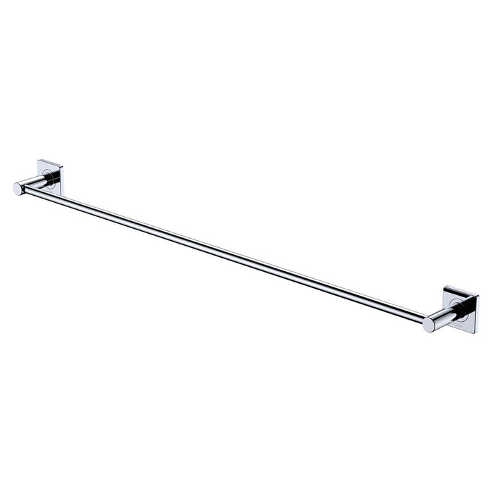 900mm Fienza Sansa Stainless Steel Square Plate Single Towel Rail