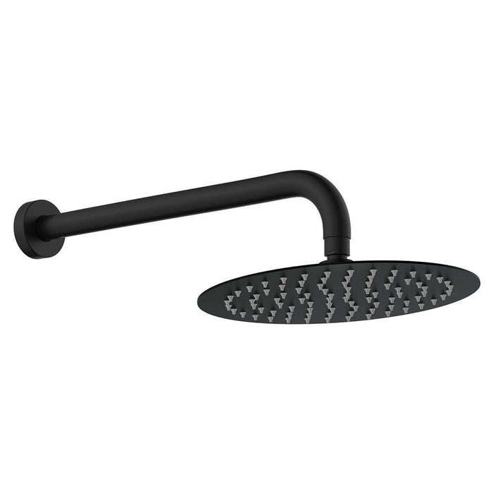 250mm Fienza Kaya Stainless Steel Round Shower Arm Set