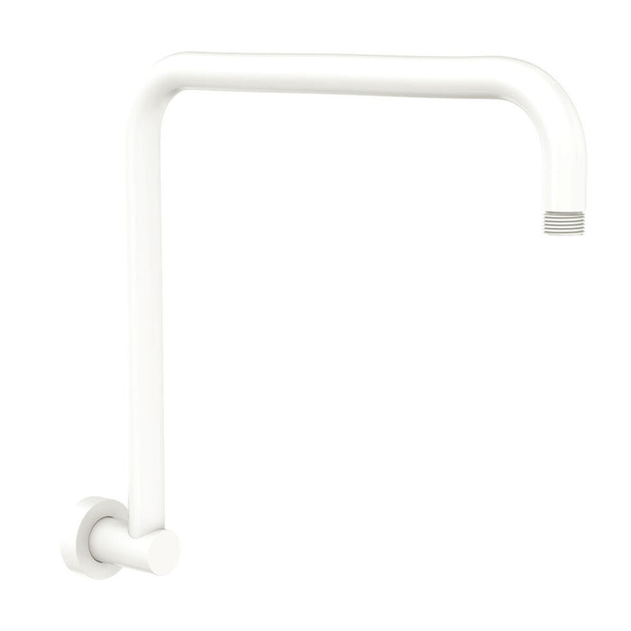 Fienza Brushed Copper Stainless Steel Round Fixed Gooseneck Shower Arm