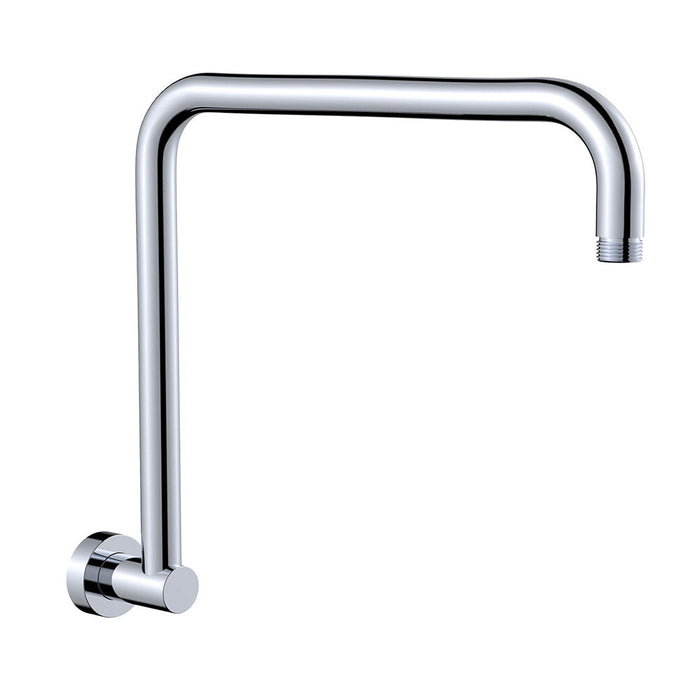 Fienza Brushed Copper Stainless Steel Round Fixed Gooseneck Shower Arm