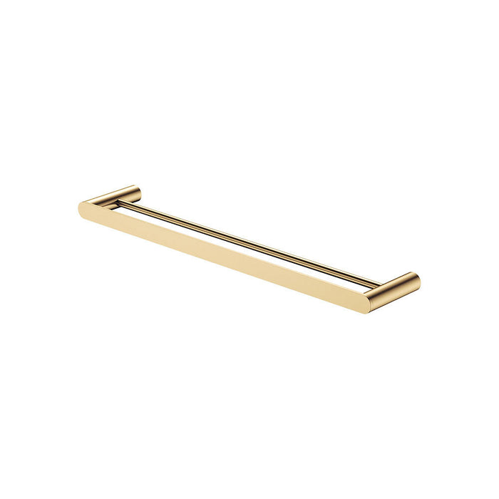 600mm Fienza Empire Stainless Steel Round Slim Double Towel Rail