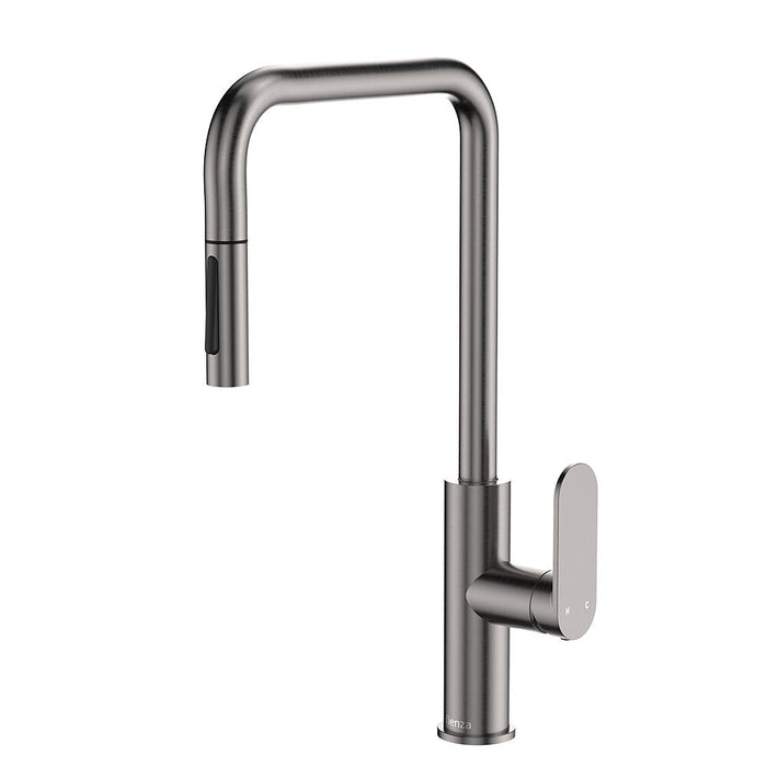 Fienza Empire Stainless Steel Slim Pull-Out Sink Mixer