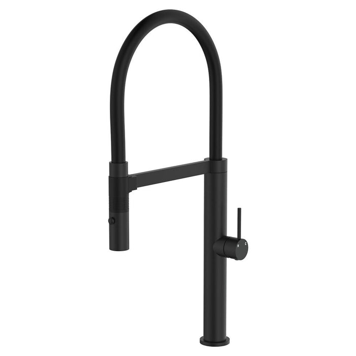 Fienza Kaya Stainless Steel Round Pull Down Sink Mixer