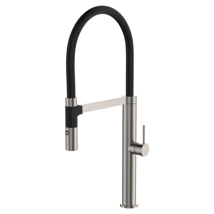 Fienza Kaya Stainless Steel Round Pull Down Sink Mixer