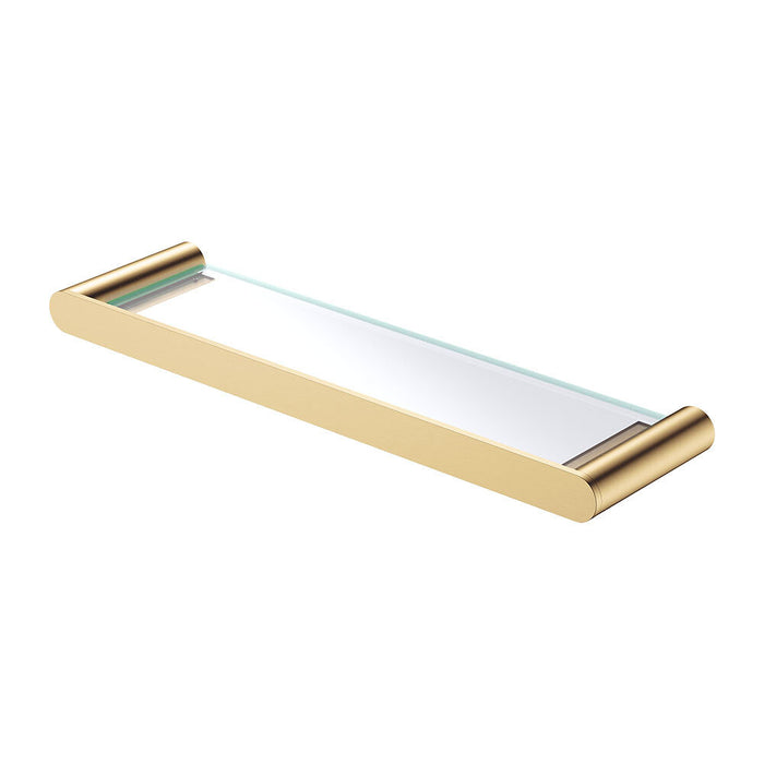 430mm Fienza Empire Stainless Steel Slim Glass Shelf