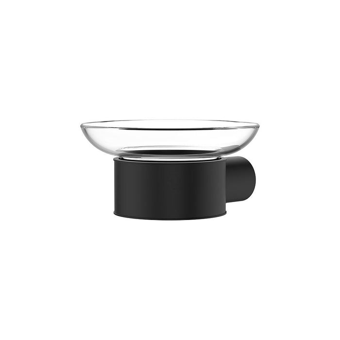 Fienza Empire Stainless Steel Round Slim Glass Soap Dish