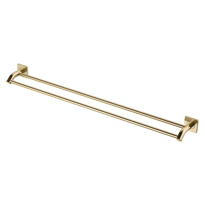 900mm Fienza Sansa Stainless Steel Square Plate Double Towel Rail