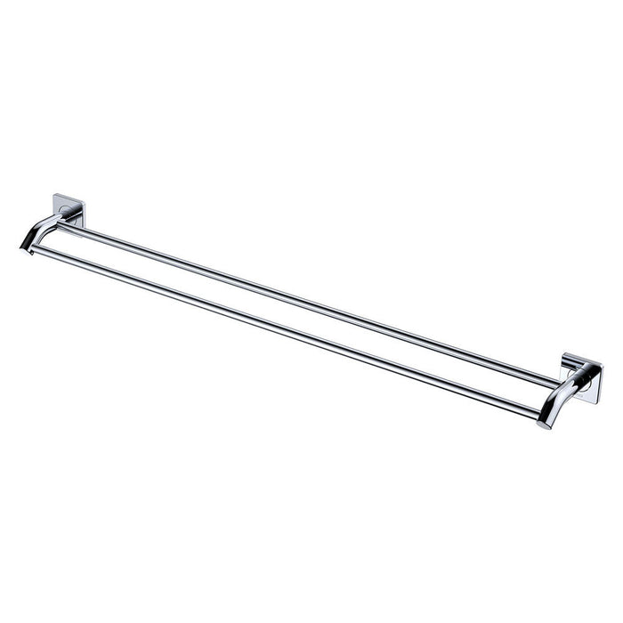 900mm Fienza Sansa Stainless Steel Square Plate Double Towel Rail